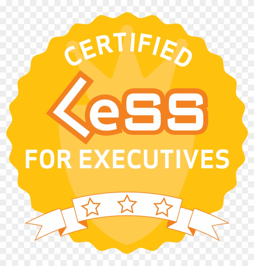 Certified Less Executive - America Star Books Clipart