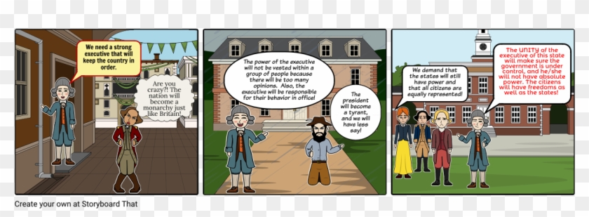 Federalists - Executive - Cartoon Clipart