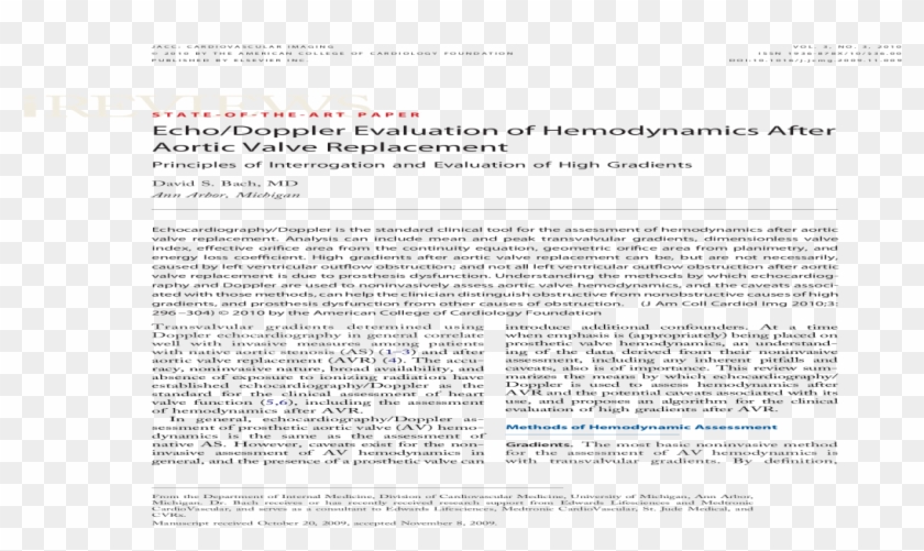 Echo/doppler Evaluation Of Hemodynamics After Aortic - Cv For Masters Program Sample Clipart #5821260