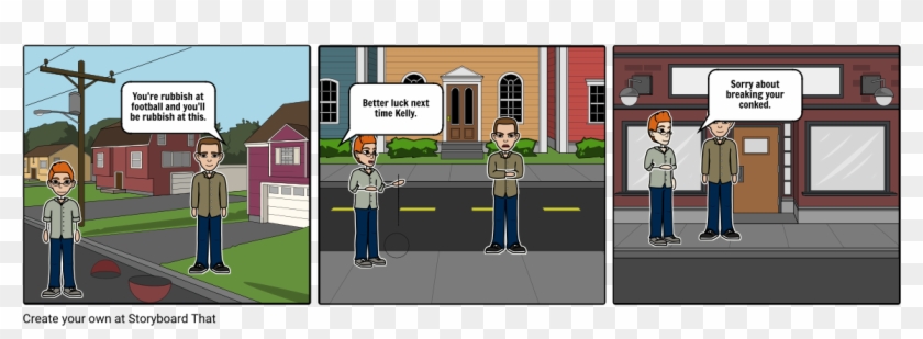 Paul The Conker - All American Boys Storyboard Clipart