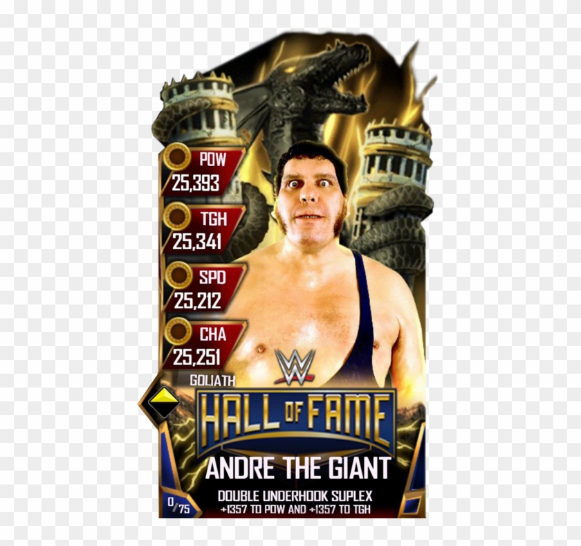 Andrethegiant S4 20 Goliath Halloffame - Wwe Supercard Trish Stratus Clipart #5821544