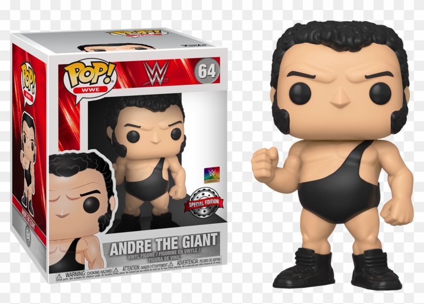 Andre The Giant 6" Super Sized Funko Pop Vinyl Figure - Pop Vinyl Clipart