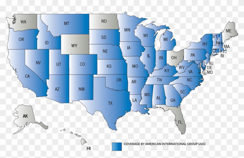 Aig Map 2 - Map Clipart #5822483
