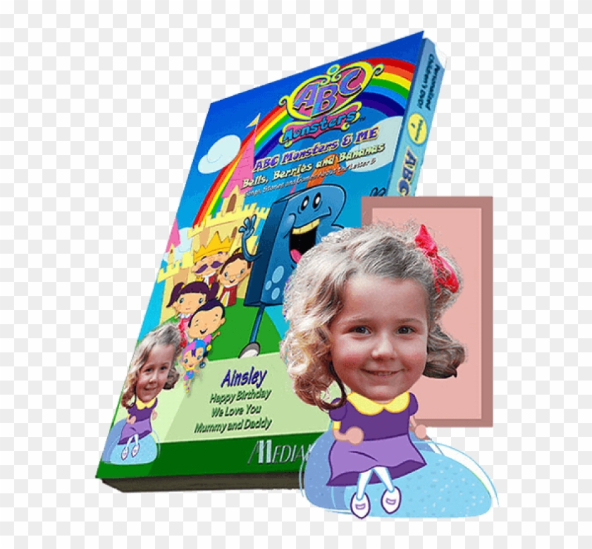 Abc Monsters Series - Personalized Kids Dvd Clipart