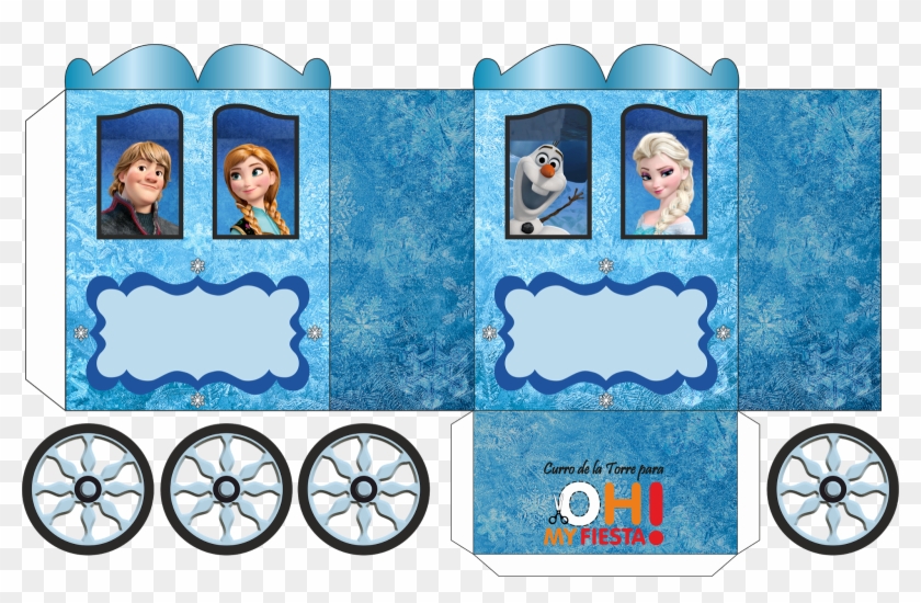 Caja Con Forma De Carruaje Para Imprimir Gratis - Cajas Para Imprimir De Regalo Frozen Clipart
