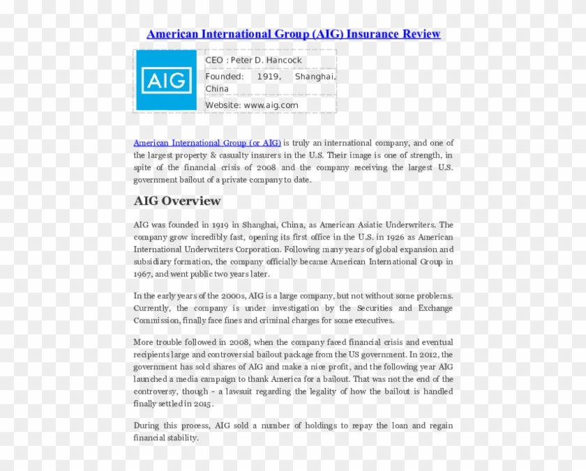 Docx - American International Group Clipart #5823377