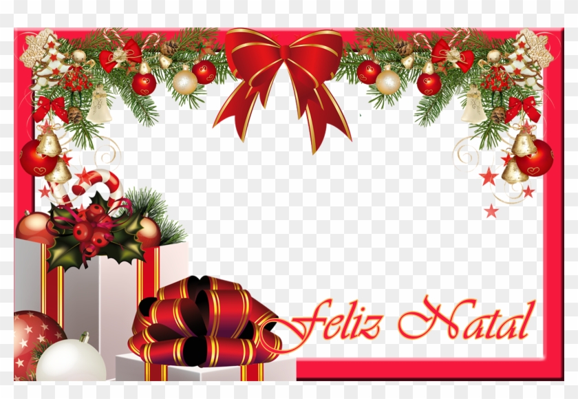 Moldura De Natal Images - Presente De Natal Png Clipart