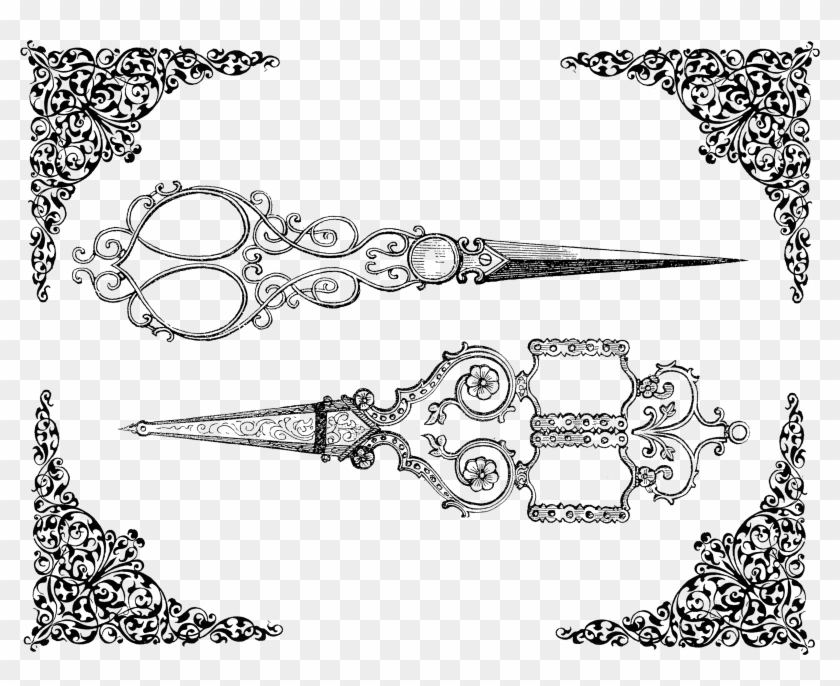 Free Vintage Clip Art - Ornate Pattern - Png Download #5823483
