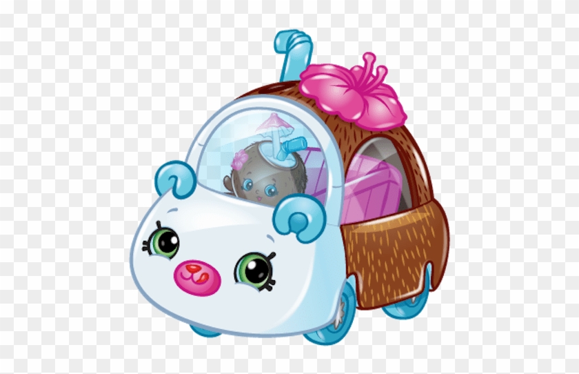 Shopkins Cutie Cars Season 3 List Of Characters Coconut - Illustration Clipart