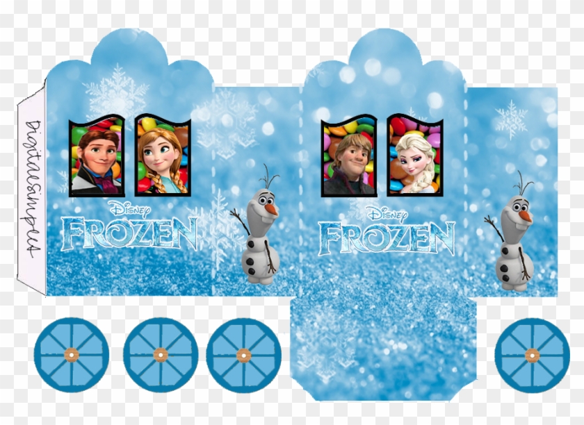 Caixinha De Biz Dupla Da Frozen Para Imprimir - Frozen Clipart #5824236