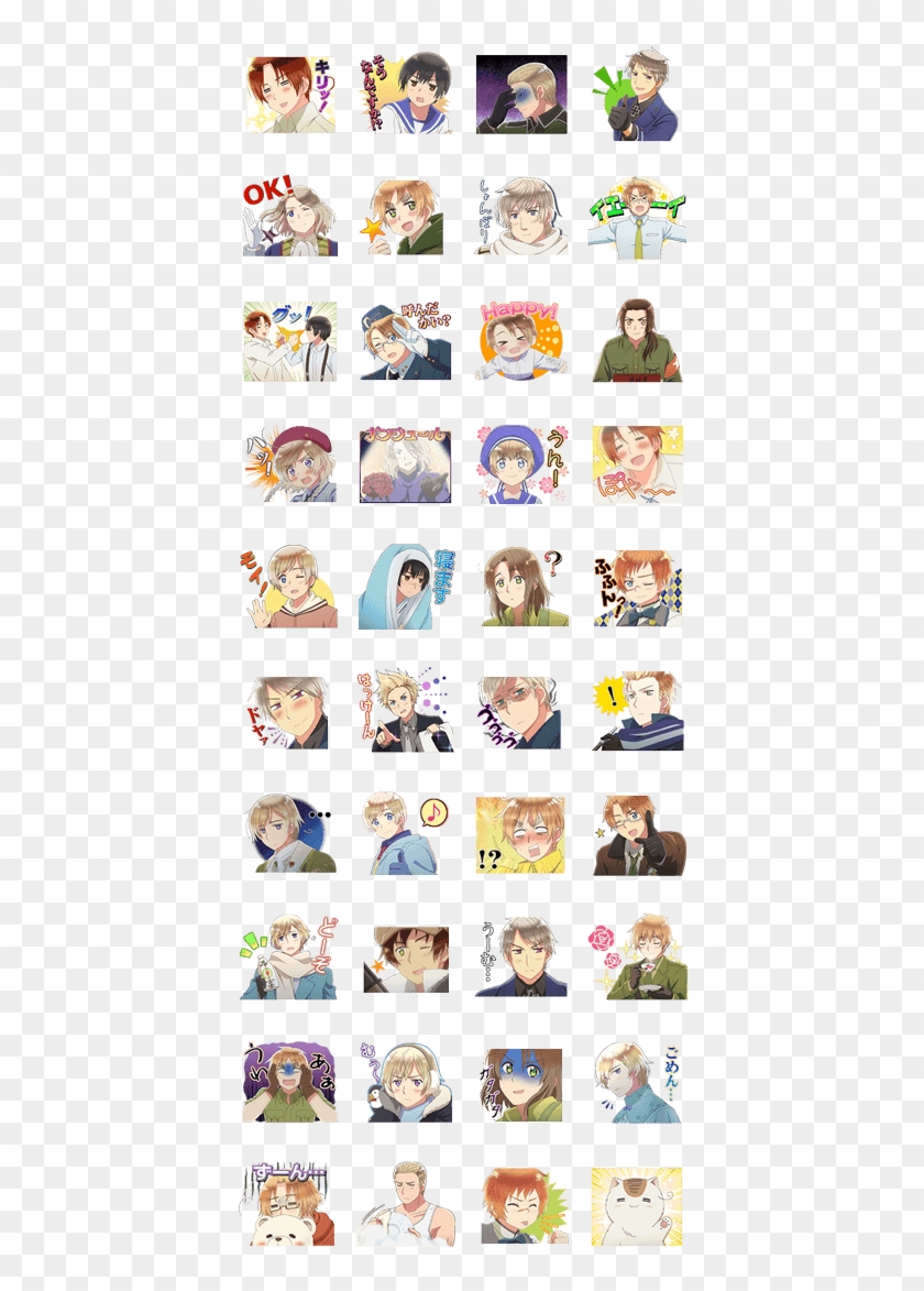 Hetalia The World Twinkle Vol - 義 呆 利 貼圖 Clipart