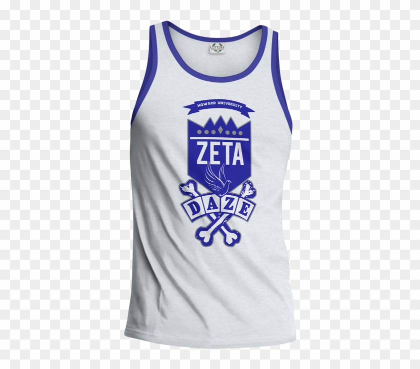 Zeta Phi Beta School Daze Tank - Active Tank Clipart #5824600