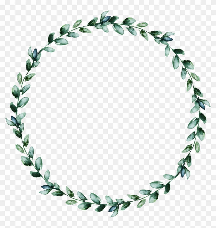Black Shadow Wreath Cartoon Transparent - Green Wreath Transparent Background Clipart
