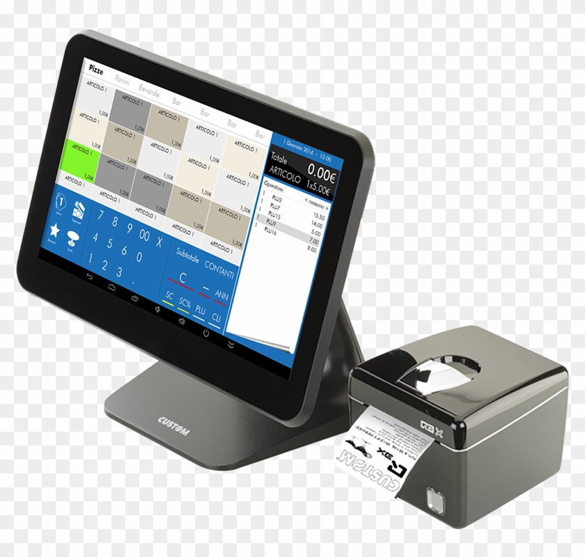 Pc Pos Custom Silver Clipart