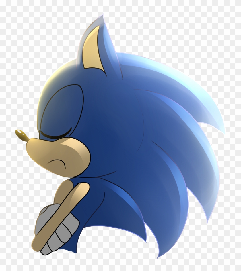 Png - Sonic Face Clipart #5826232