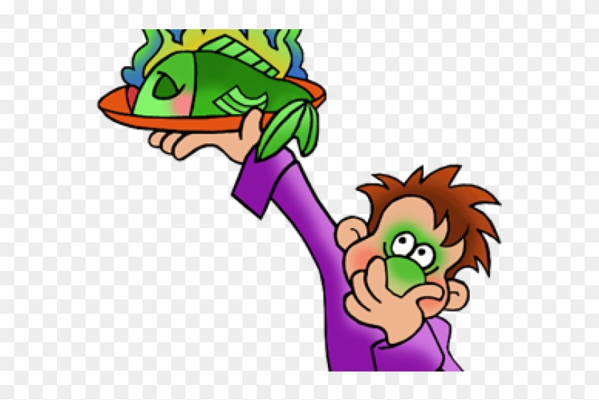 Stinky Food Cartoon Clipart