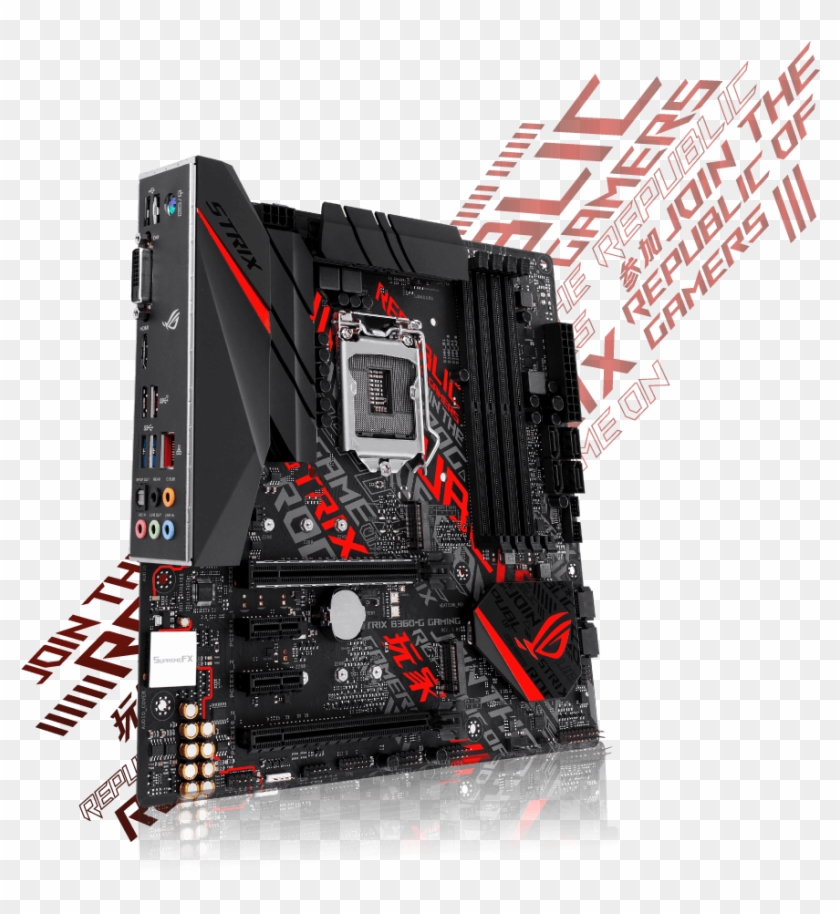 Cyber Pd - Asus Rog Strix B360 G Gaming Clipart