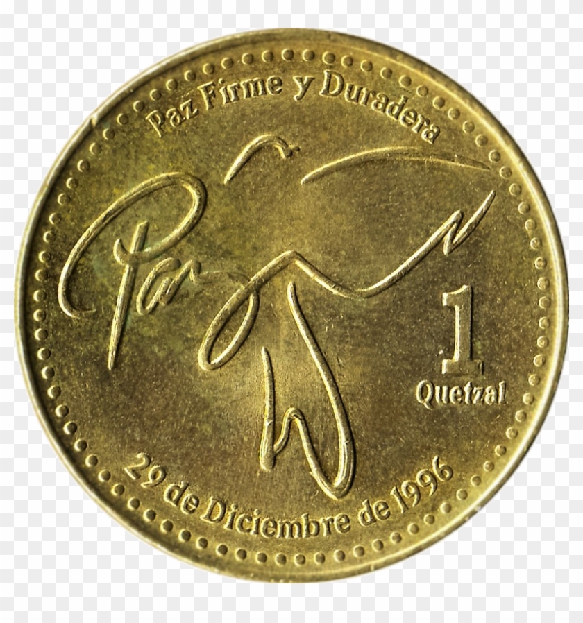 Moneda De Quetzal De Guatemala , Png Download - Farthing Coin Clipart #5826677