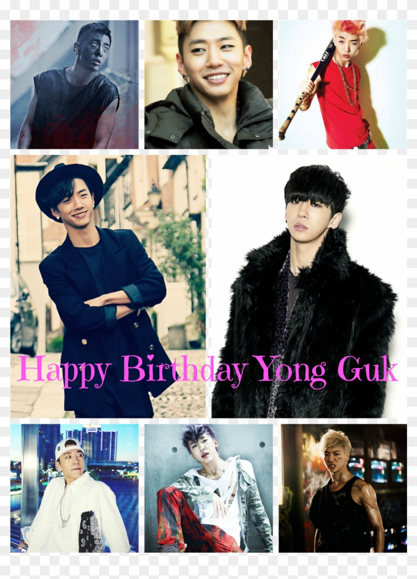 Happy Birthday Yong Guk - Bap Bang Yong Guk Clipart #5826734