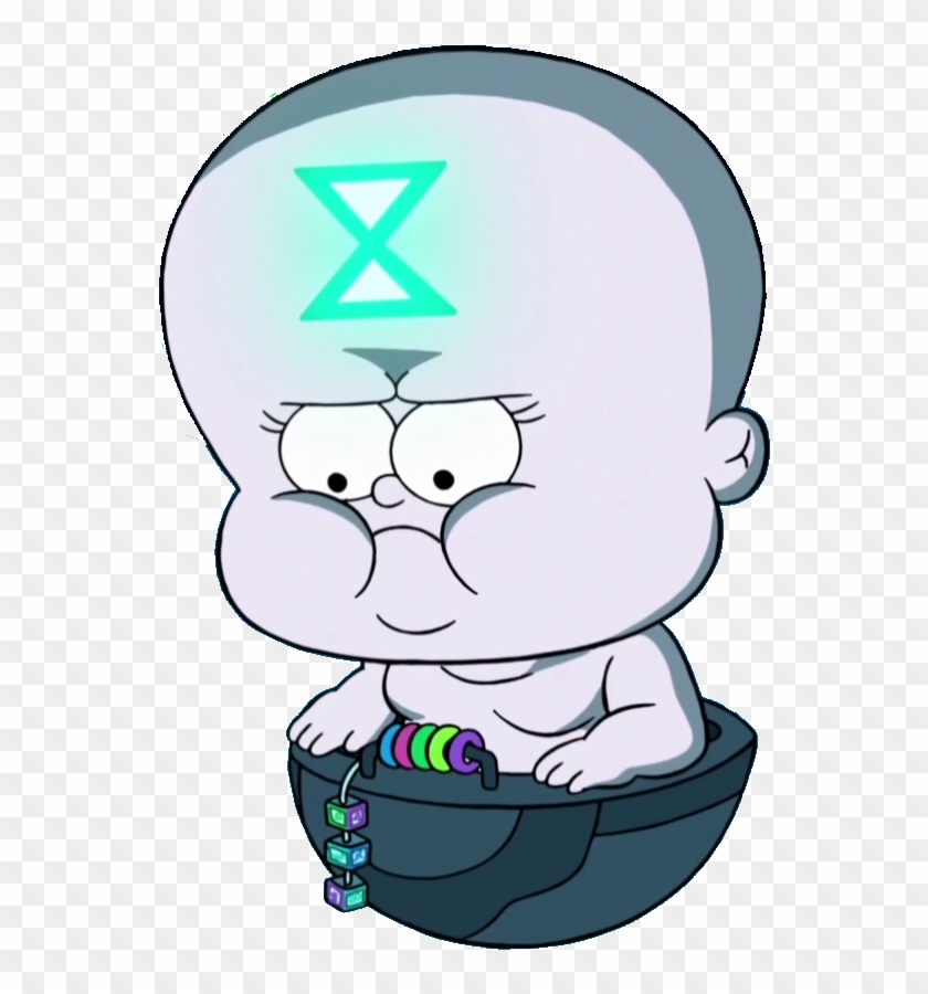 Baby Falling Png - Gravity Falls Bebe Del Tiempo Clipart #5826768