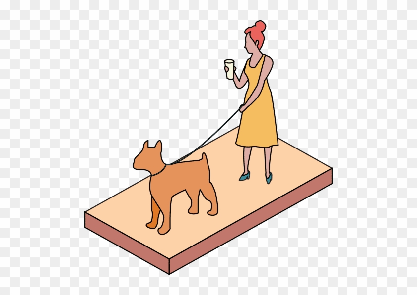 City Shadow Woman Animation Park Animation - Illustration Clipart