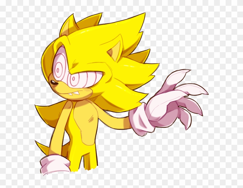 Quick Drawing Of Fleetway Sonic - Fleetway Sonic Clipart
