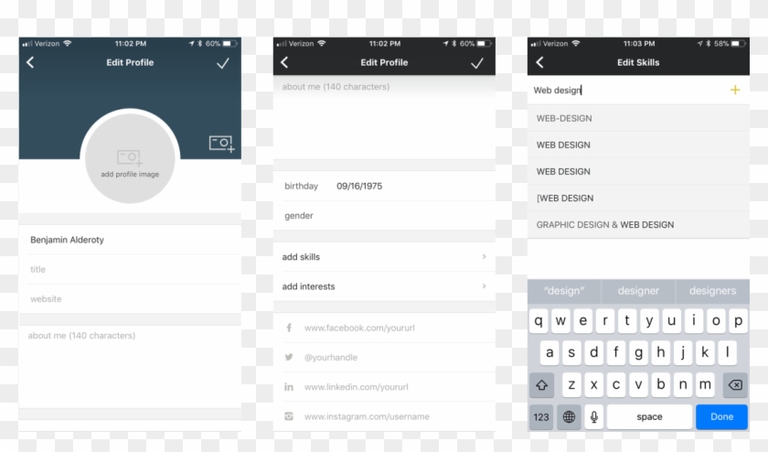 My Scarce Profile & Attempts To Add A Skill - Samsung Setup Screen Clipart