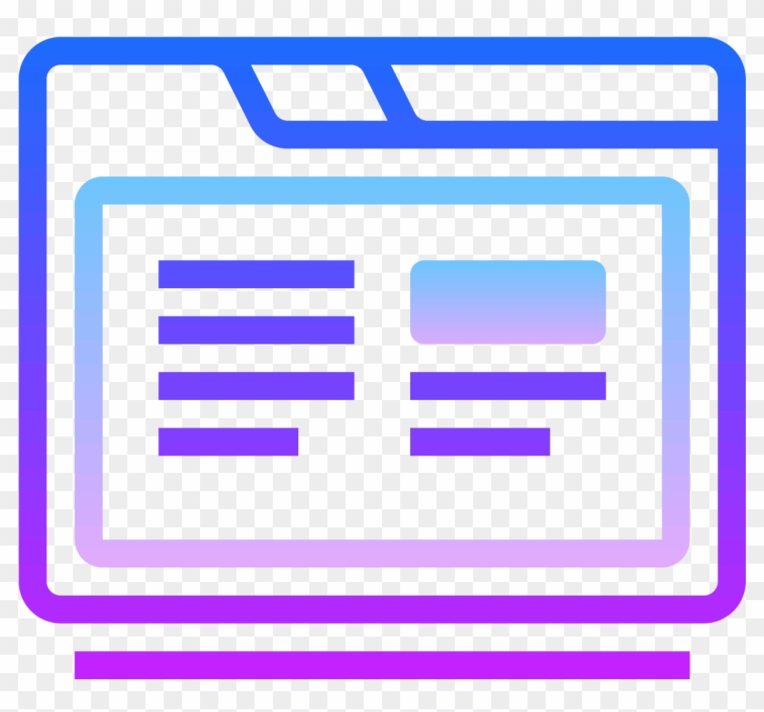 Picture Library Stock Browse Page Icon Free Download Clipart