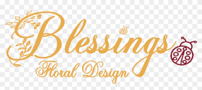 Blessings Logogold - Calligraphy Clipart #5828129