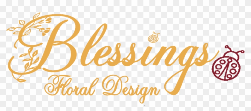 Blessings Logogold - Calligraphy Clipart