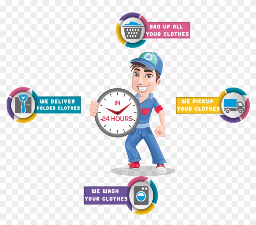 How We Work - Cartoon Clipart