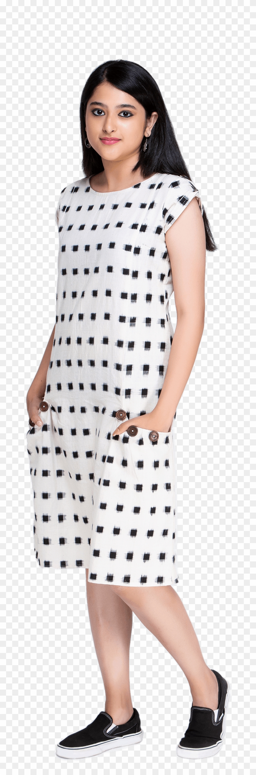 Cotton Dresses - Polka Dot Clipart #5829156