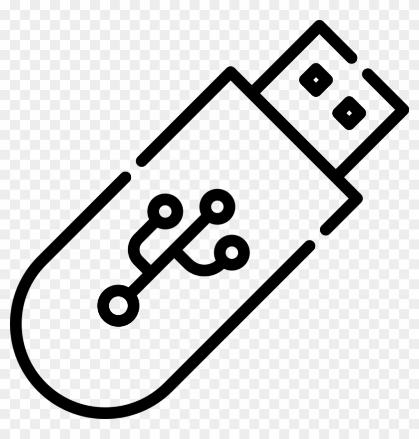 File - Pendrive - Svg - Pen Drive Para Colorir Clipart
