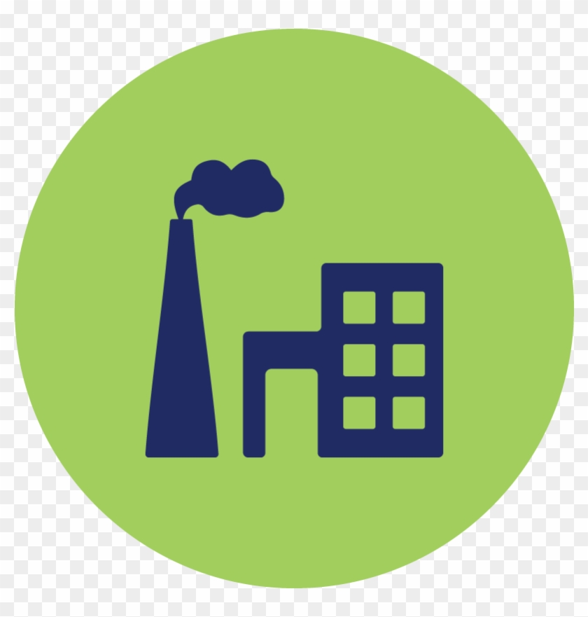 Factory Manufacturing Industry Computer Icons Clip - Greenhouse Gas Emissions Icon - Png Download