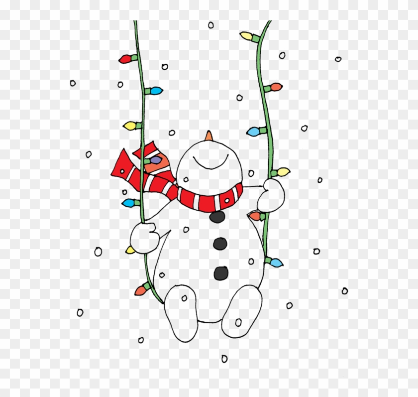 Bonhomme De Neige,tube,png - Snowman Cartoon No Background Clipart #5830230