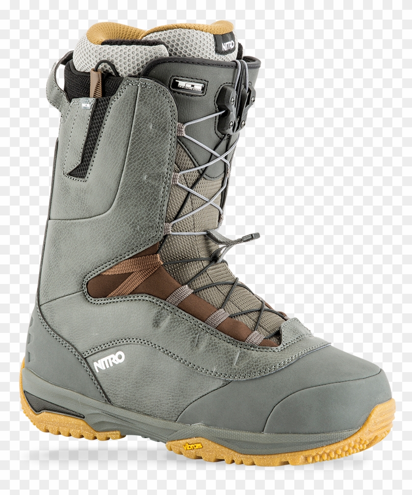 By Just Pulling Up On The Lace Handle - Nitro Venture Tls Pro Snowboard Boot Clipart