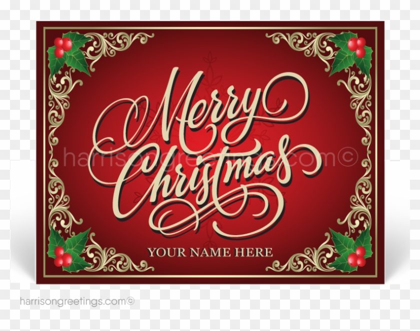 Corporate Christmas Holiday Postcards - Christmas Greeting Cards For Clients Clipart #5830742