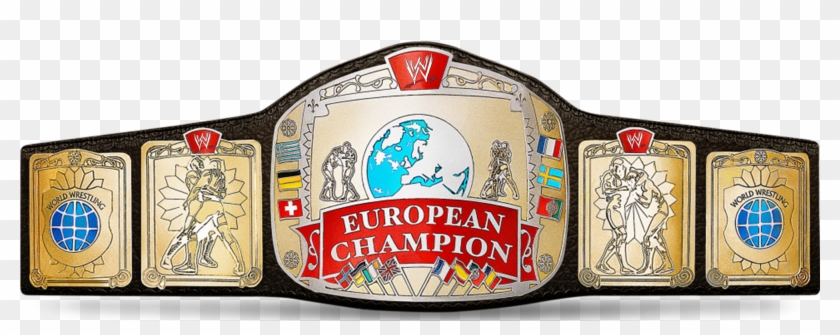 Wwf European Championship Title Dave , Png Download - Wwf European Championship No Background Clipart #5830848
