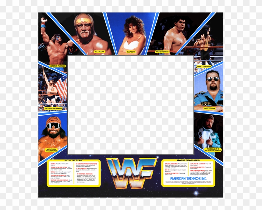 Wwf Superstars Bezel - Wwf Arcade Game Clipart