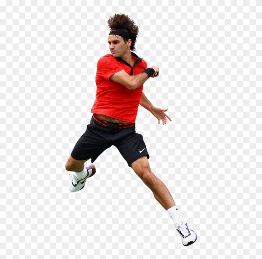 Roger Federer1 Photo Rogerfederer - Kick Up A Soccer Ball Clipart