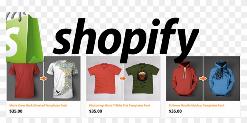 Shopify Awesome T-shirt Template Ideas - Shopify Logo Transparent Png Clipart #5832048