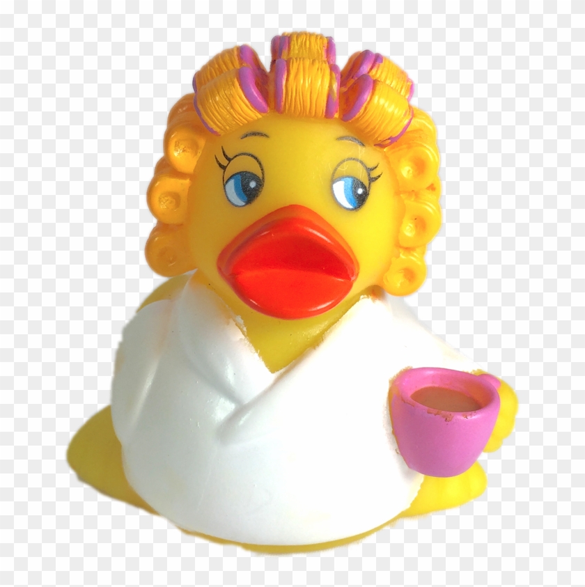 Coffee Time Rubber Duck - Coffee Duck Clipart #5832759
