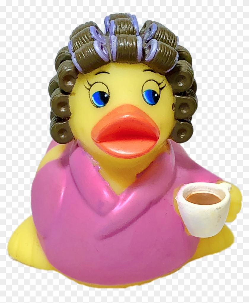 Coffee Time Rubber Duck - American Black Duck Clipart #5832882