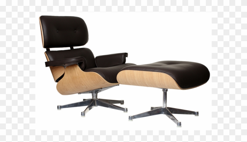 Lounge Chair And Ottoman, Stainless Steel - Eames Lounge Chair Replica Clipart