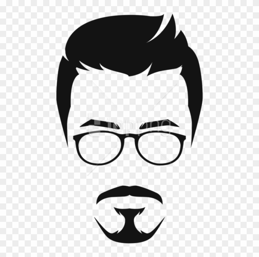 Download Hipster Face Transparent Clipart Png Photo - Hipster Clipart