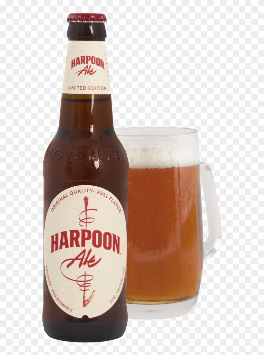 Harpoon Ale Bottle And Glass, Pdf - Ale Clipart #5834171