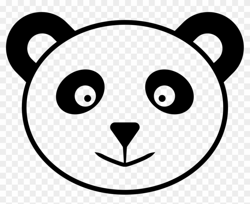Png Icon Free - Garis Panda Clipart #5834173