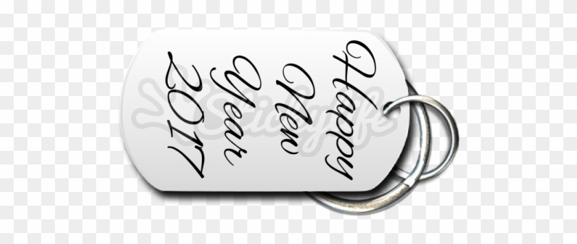 Happy New Year Key Chain - Land Of Lincoln Health Clipart