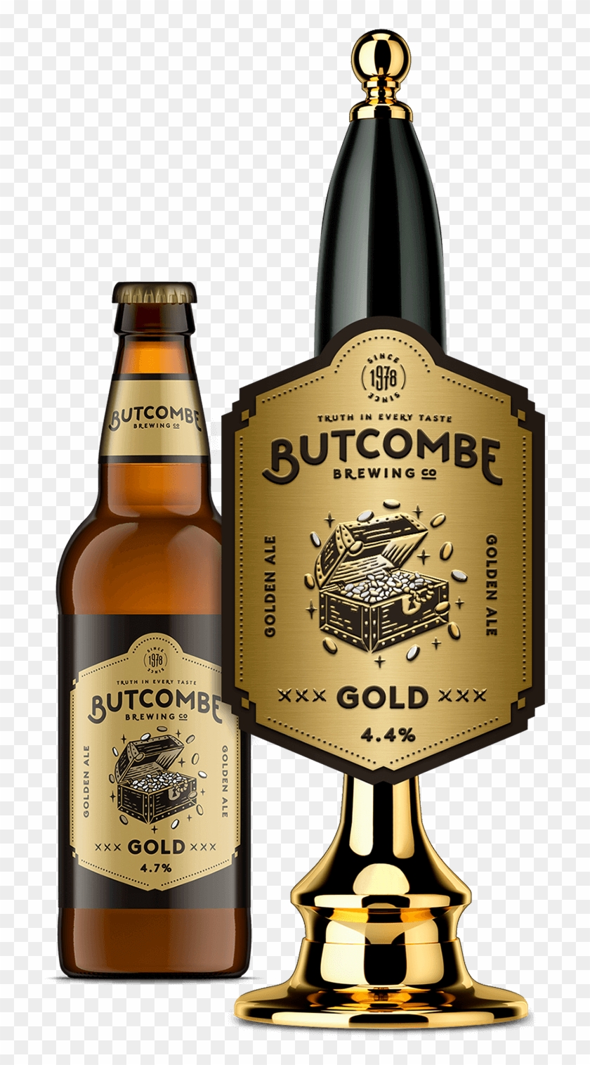 Butcombe Gold Pump And Bottle - Adam Henson Rare Breeds Clipart #5834308