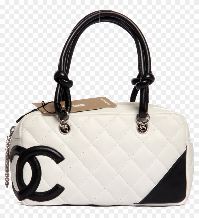 Shop Beautxc9 Maes Handbag Chanel Download Hd Png Clipart - Bolso Chanel Blanco Y Negro Transparent Png #5834796